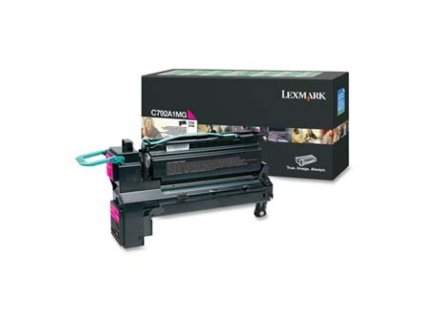 Lexmark originální toner C792A1MG, magenta, 6000str.