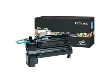 Lexmark originální toner C792X2KG, black, 20000str., extra high capacity