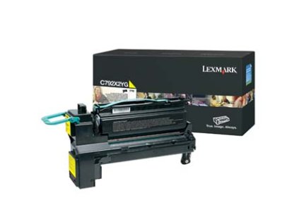 Lexmark originální toner C792X2YG, yellow, 20000str., extra high capacity