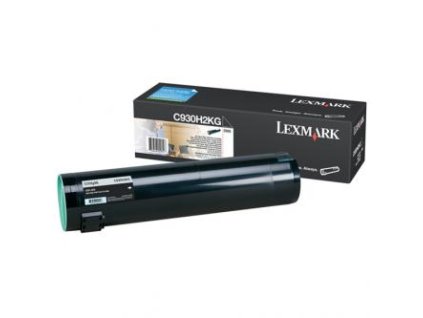 Lexmark originální toner C930H2KG, black, 38000str.