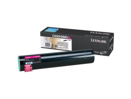 Lexmark originální toner C930H2MG, magenta, 24000str.
