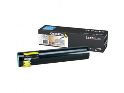Lexmark originální toner C930H2YG, yellow, 24000str.