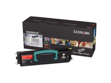 Lexmark originální toner E352H21E, black, 9000str.