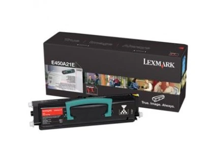 Lexmark originální toner E450A21E, black, 6000str.