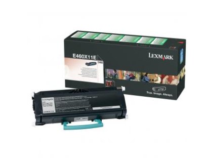 Lexmark originální toner E460X11E, black, 15000str., extra high capacity, return