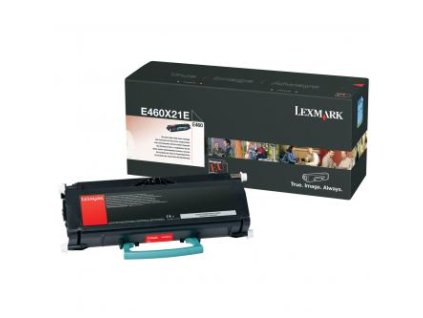 Lexmark originální toner E460X21E, black, 15000str., extra high capacity