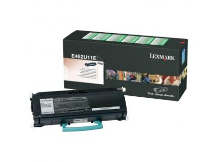 Lexmark originální toner E462U11E, black, 18000str., extra high capacity, return
