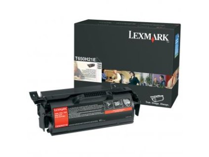 Lexmark originální toner T650H21E, black, 25000str., high capacity