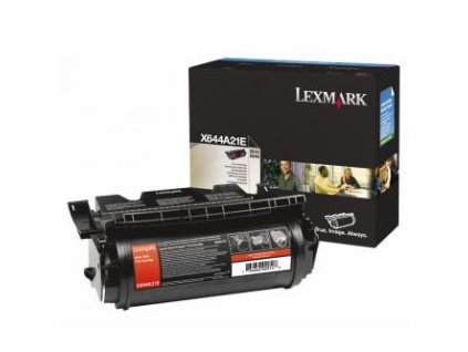 Lexmark originální toner X644A21E, black, 10000str.