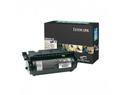 Lexmark originální toner X644X11E, black, 32000str., return