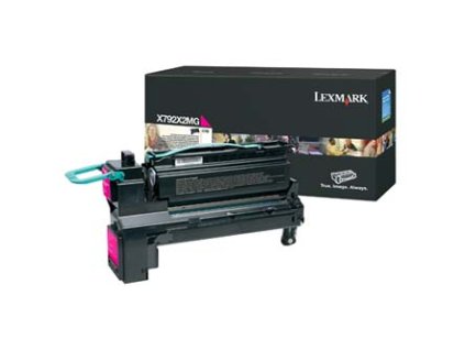 Lexmark originální toner X792X2MG, magenta, 20000str., extra high capacity