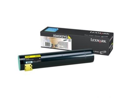 Lexmark originální toner X945X2Y, yellow, 22000str.