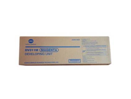 Konica Minolta originální developer A0XV0ED, DV-311M, magenta, 115000str.