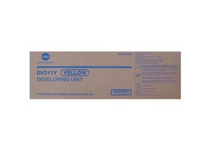 Konica Minolta originální developer A0XV08D, DV-311Y, yellow, 115000str.