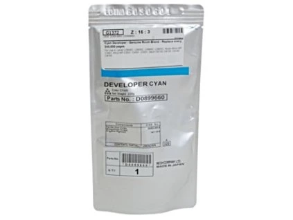 Ricoh originální developer D0899660, cyan, 240000str.