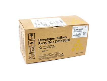 Ricoh originální developer D0149680, yellow, 450000str.