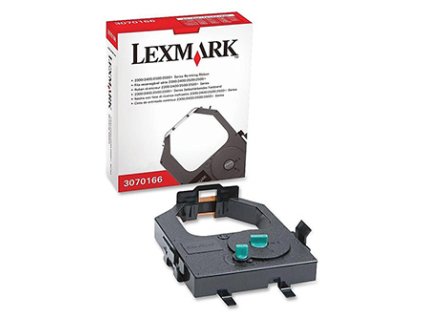 Lexmark originální páska do tiskárny štítků, 3070166, černý tisk/bílý podklad