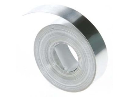 Dymo originální páska do tiskárny štítků, Dymo, 31000, S0720160, 4.8m, 12mm, hliníková bez lepidla pro M1011