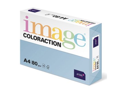 Xerografický papír Coloraction, Iceberg, A4, 80 g/m2, ledově modrý, 500 listů, vhodný pro inkoustový tisk