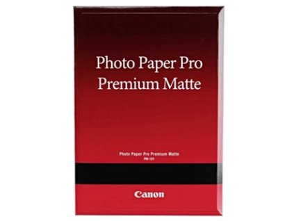 Canon PM-101 Photo Paper Premium Matte, PM-101, foto papír, matný, 8657B017, bílý, A2, 16.54x23.39", 210 g/m2, 20 ks, nespecifikov
