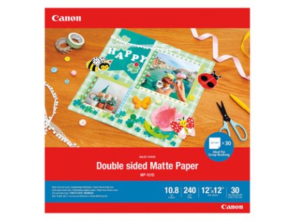 Canon Matte Photo Paper, MP-101D, foto papír, matný, 4076C007, bílý, 12x12cm, 240 g/m2, 30 ks, inkoustový