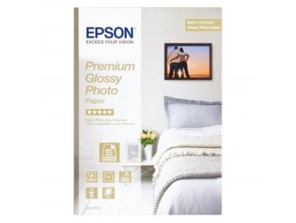 Epson Glossy Photo Paper, C13S042155, foto papír, lesklý, bílý, Stylus Color, Photo, Pro, A4, 255 g/m2, 15 ks, inkoustový