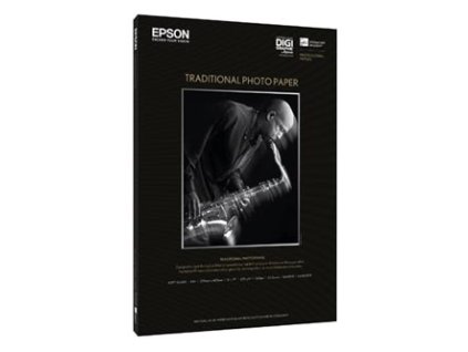 Epson Traditional Photo Paper, C13S045051, foto papír, saténový, bílý, A3+, 330 g/m2, 25 ks, inkoustový