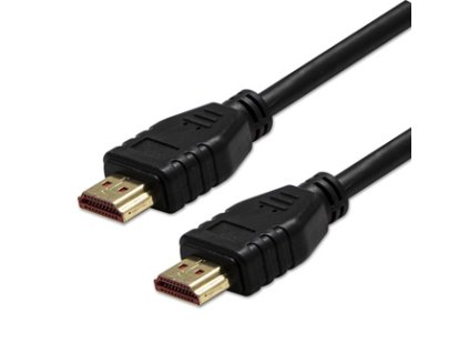 Video kabel HDMI samec - HDMI samec, HDMI 2.1 - Ultra High Speed, 2m, pozlacené konektory, černý, 8K@60Hz, 48Gb/s