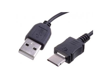 Avacom USB kabel USB A samec - SAMSUNG samec, 0.22m, pro mobily Samsung, černý, sáček se závěsem, pouze nabíjecí, neumožňuje přeno