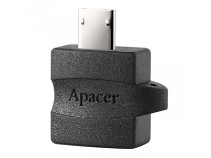 Apacer USB redukce (2.0), USB A samice - microUSB samec, černá