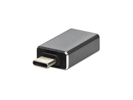 USB redukce, (3.1), USB C samec - USB A samice, kovová