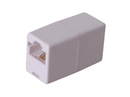 Spojka LAN kabelů, RJ45 samice - RJ45 samice, Logo blistr nekřížená