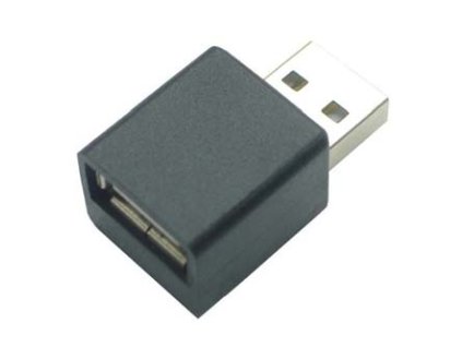 USB redukce, (2.0), USB A samec - USB A samice, černá, redukce k nabíjení iPadu 33760