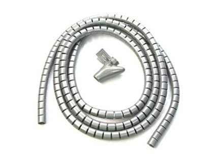 Svazkovací spirála, 15-50mm, stříbrná, 2.5mm, (15mm pr.)