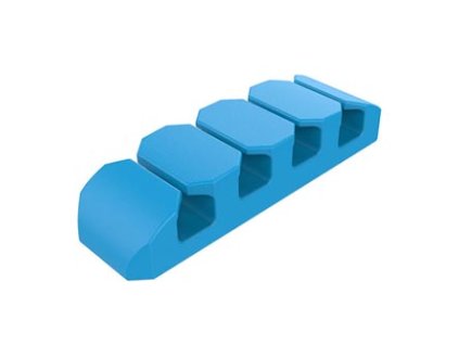 Organizér kabelů, pro 4 kabely, průměr 12mm, 3 kusy v balení
