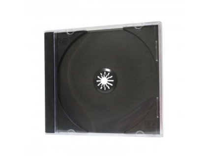 Box na 1 ks CD, černý, tenký, 5,2mm, 200-pack, cena za 1 ks