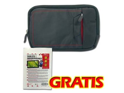 Obal na tablet 7", černý z nylonu