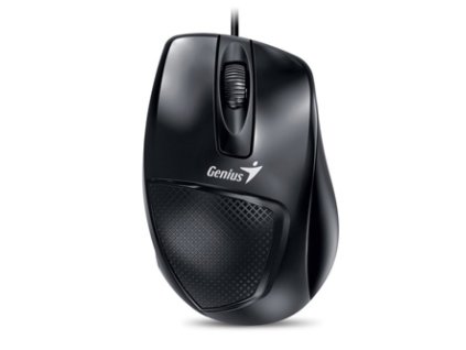 Myš drátová, Genius DX-150X, černá, optická, 1000DPI