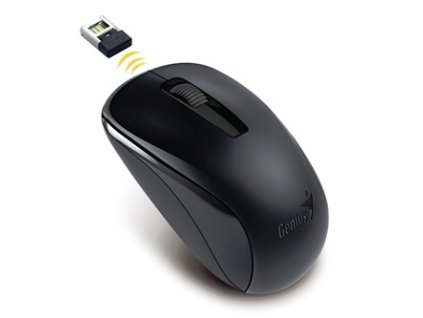 Myš bezdrátová, Genius NX-7005, černá, optická, 1200DPI