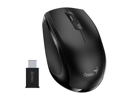 Myš bezdrátová, Genius NX-8006S Type-C, černá, optická, 1200DPI