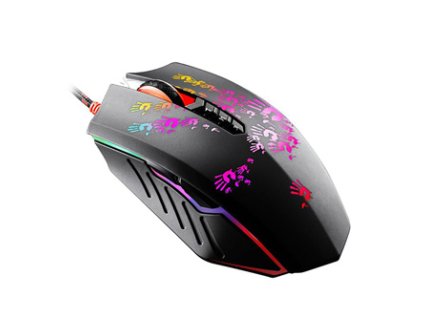 Myš drátová, A4Tech BLOODY A60A, černá, optická, 6200DPI