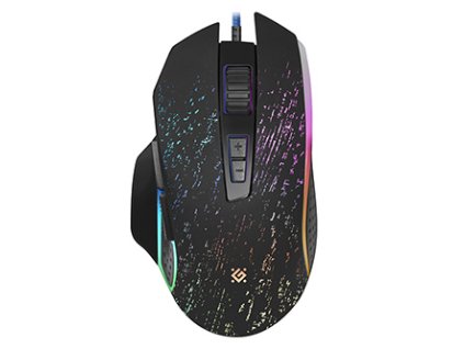 Myš drátová, Defender Syberia GM-680L, černá, optická, 3200DPI