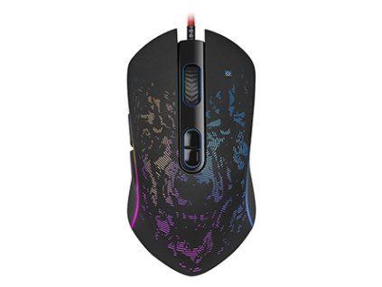 Myš drátová, Defender Witcher GM-990, černá, optická, 3200DPI