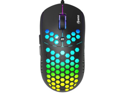 Myš drátová, Marvo M399, černá, optická, 6400DPI