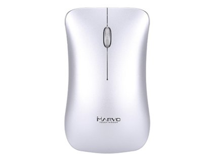 Myš bezdrátová, Marvo DWM102SL, stříbrná, optika, 1600DPI