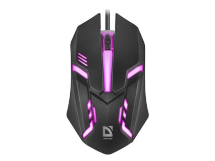 Myš drátová, Defender Cyber MB-560L, černá, optická, 1200DPI