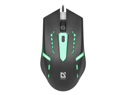 Myš drátová, Defender Hit MB-601, černá, optická, 1200DPI