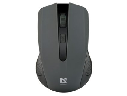 Myš bezdrátová, Defender Accura MM-935, šedá, optická, 1600DPI