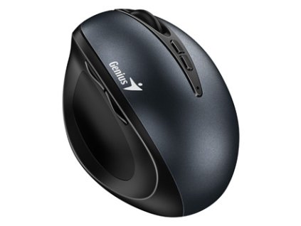 Myš bezdrátová, Genius Ergo 8300S, černo-šedá, optická, 1600DPI