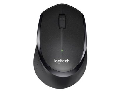 Myš bezdrátová, Logitech M330, černá, optická, 1000DPI